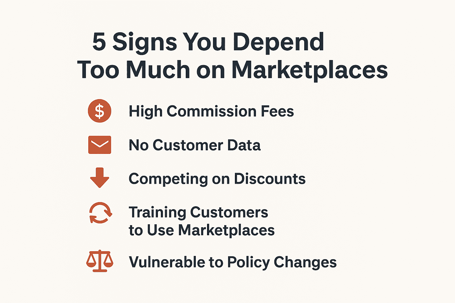  5 Signs Your Restaurant Depends Too Much on Marketplaces